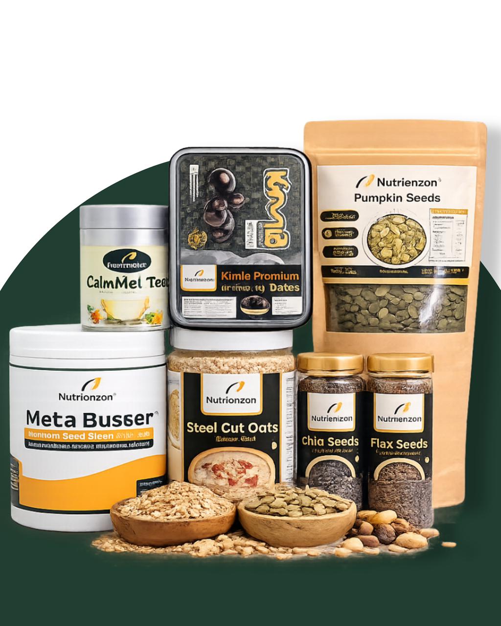 Nutrienzon Fiber-Rich Nutrition Combo Complete Daily Nutrition from Real Whole Foods